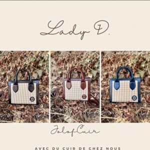 Sac Lady D en cuir