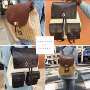 Sac Sankara and Cabral en cuir